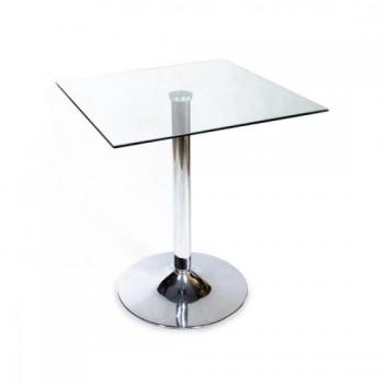 Stôl sklenený štvorcový